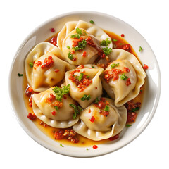 Dumplings with Chili Oil