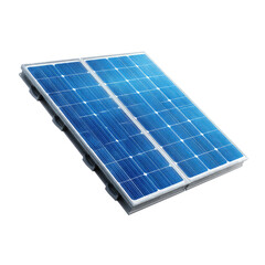 High-Quality Solar Panel with Blue Photovoltaic Cells for Renewable Energy Solutions and Sustainable Power Generation
