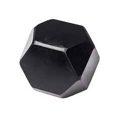 Dark, multifaceted, geometric orb