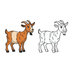 set of funny animals