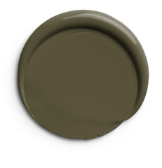 Olive Offset Wax Seal with Organic Edge
