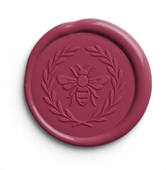 Fototapeta premium Rosewood Artisan Circle Seal with Design