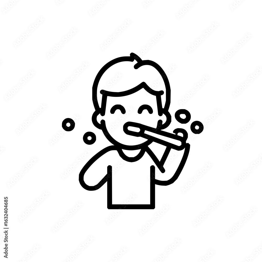 Aufkleber isometric outline of a single die with rounded edges and three visible faces on a white background p