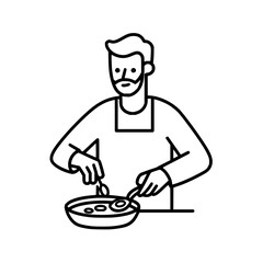 Illustration of two dice with different numbers of dots and the number six on one of the dice faces