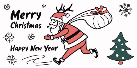 Seamless pattern with vintage pink roses and doodle drawings of kitchen food, drinks, and cups for a cafe restaurant design