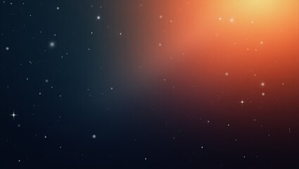 Obraz premium The dark blue on the left is combined with the warm orange on the right, creating a cosmic or space-like effect. The horizontal layout blends the colors harmoniously, creating a sense of depth.