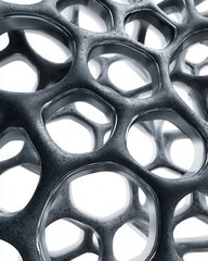 Custom ecbf innovative geometric steel mesh fusion fabrication