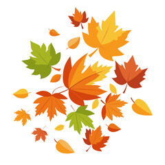 Obraz premium seamless maple leaf pattern