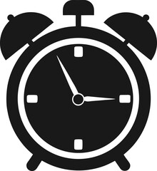 alarm clock silhouette 