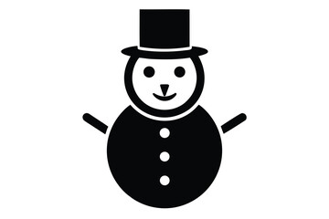 snowman vector icon