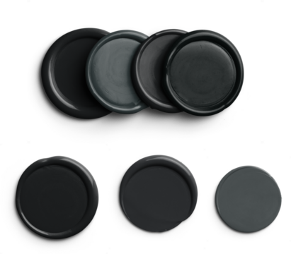 Charcoal Round Wax Seals Set