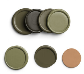 Olive Round Wax Seals Set