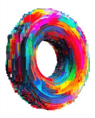 Layered packet burst through fiber ring system
