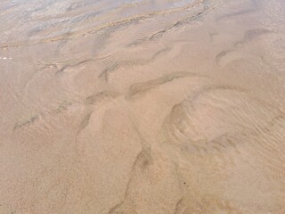 sand and water