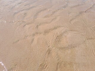 sand and water
