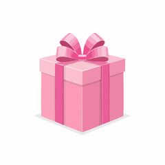 Fototapeta premium Geschenkbox in pink
