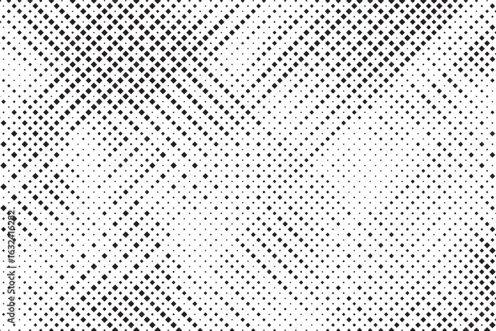 Aufkleber halftone vector background. monochrome halftone pattern. abstract geometric dots background. pop art