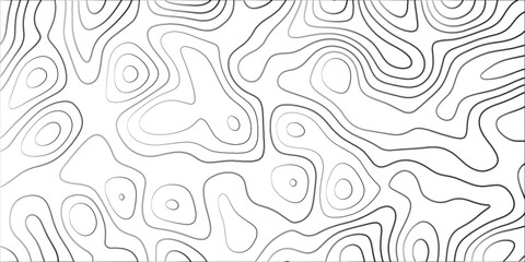 Topographic canyon geometric map relief texture with curved layers and shadow. abstract White background with a beautiful pattern, Topographic contour lines vector map seamless pattern vector.