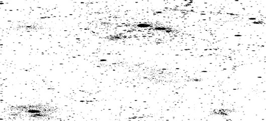 Distressed black texture dark grainy texture on white background. Grunge snow overlay. Vector illustration.