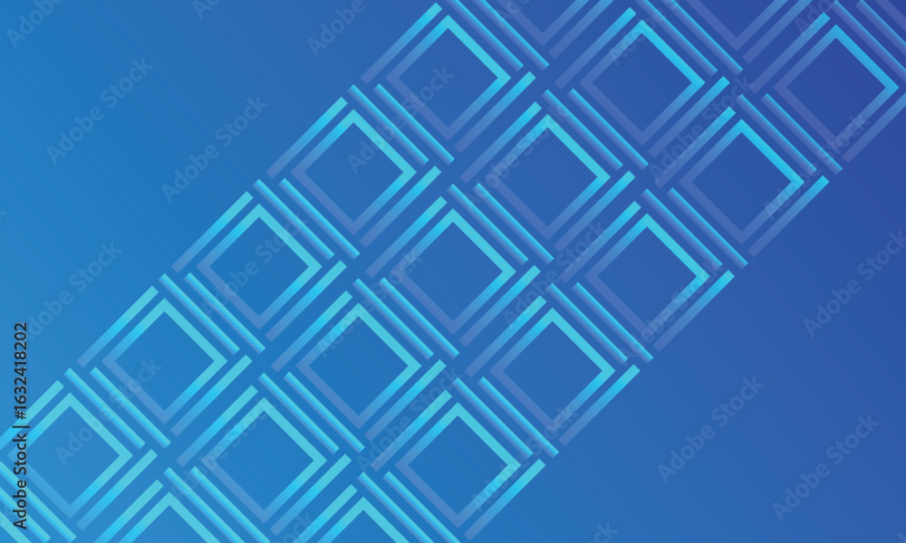 Poster abstract modern gradient blue colorful background. simple square element pattern gradient background