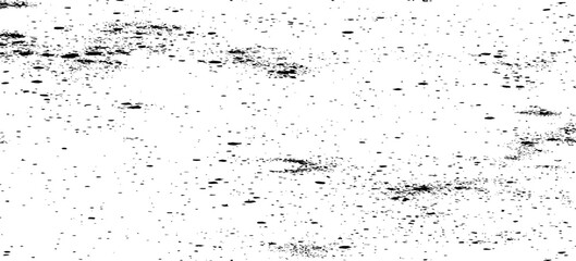 Distressed black texture dark grainy texture on white background. Grunge snow overlay. Vector illustration.