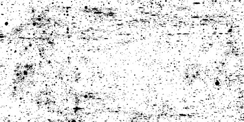 Distressed black texture dark grainy texture on white background. Grunge snow overlay. Vector illustration.