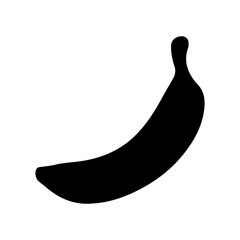 Banana fruit glyph icon