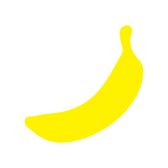 Banana fruit colored icon