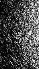High Contrast Abstract Texture of Wrinkled Aluminum Foil for Unique Backgrounds and Design Elements Graphic Resource