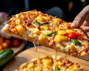 Cheesy pizza close-up with cheese pizza with fluffy crust cheese pizza with melted cheese, cheese pizza with golden edge showing cheese pizza delicious texture