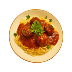 Delicious Spaghetti and Meatballs in Rich Tomato Sauce