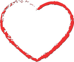 Heart shape design for love symbols, Set simple drawings heart symbols, valentines day related designs and frames, Black heart formed by Available in vector EPS format.