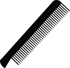 comb on white background