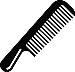 comb on white background