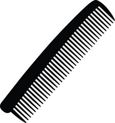 comb on white background