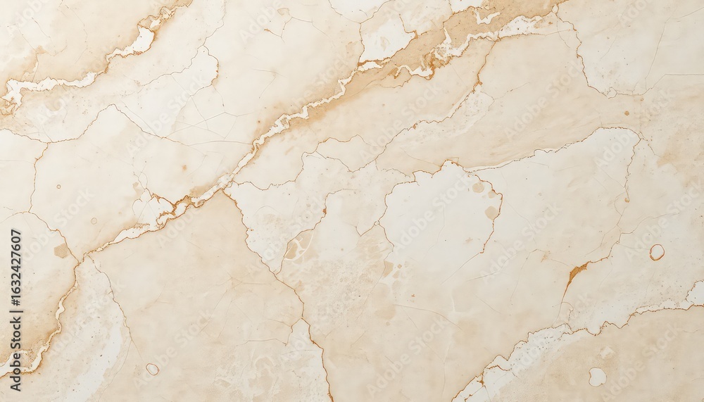 Aufkleber beige and cream abstract texture with intricate veining and subtle cracked pattern, creating a sense