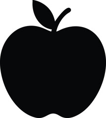 cool apple silhouette