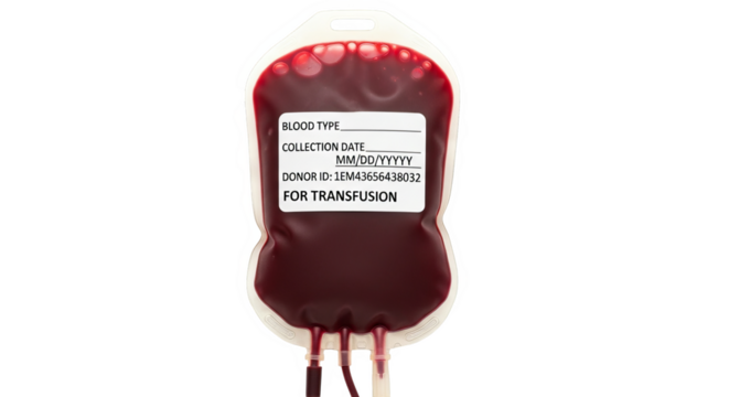 Blood Bag For Transfusion Medical Stock