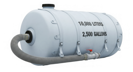 10000 Liter Water Tank 3d Render