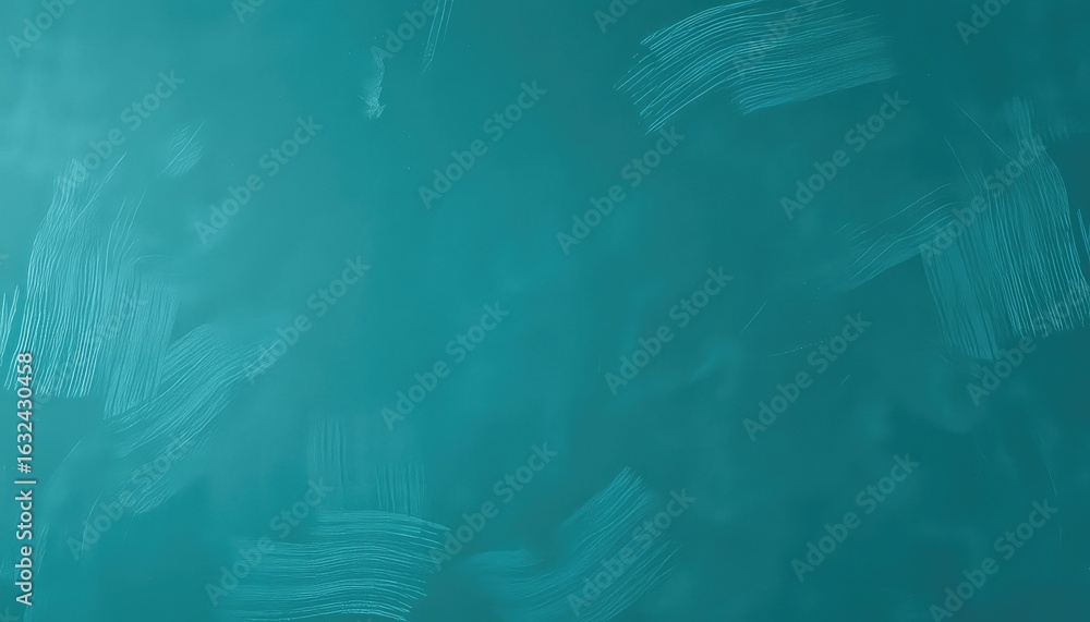 Poster abstract teal backdrop with subtle chalk marks creating a textured, cool, calm and modern visual for