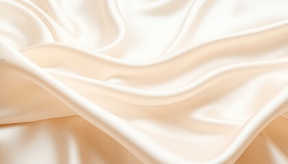 Obraz premium Elegant draped material of a delicate tone creates a sense of luxury, sophistication, and a peaceful feeling