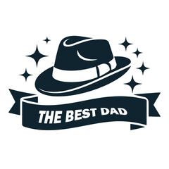 "The Best Dad Hat Graphic"