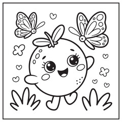 Fruits Coloring Pages