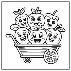 Fruits Coloring Pages