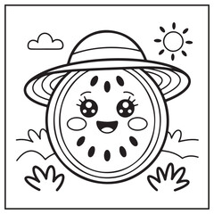 Fruits Coloring Pages