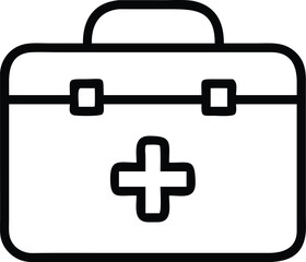 Obraz premium first aid kit icon