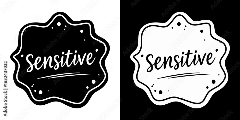 Poster isolated vector image of 