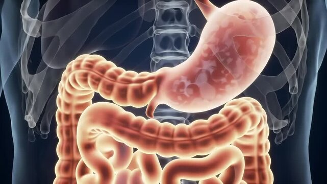 Human Digestive System Anatomy & Function Animation