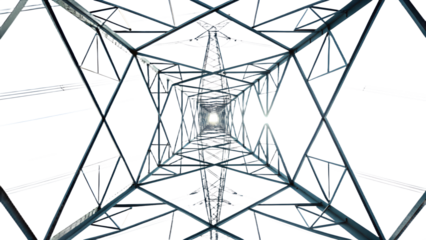 High Voltage Power Line Tower