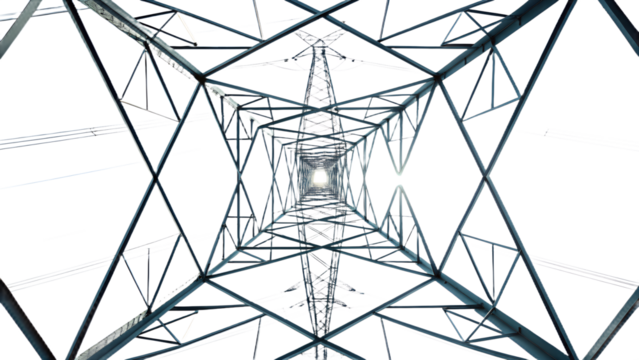 High Voltage Power Line Tower